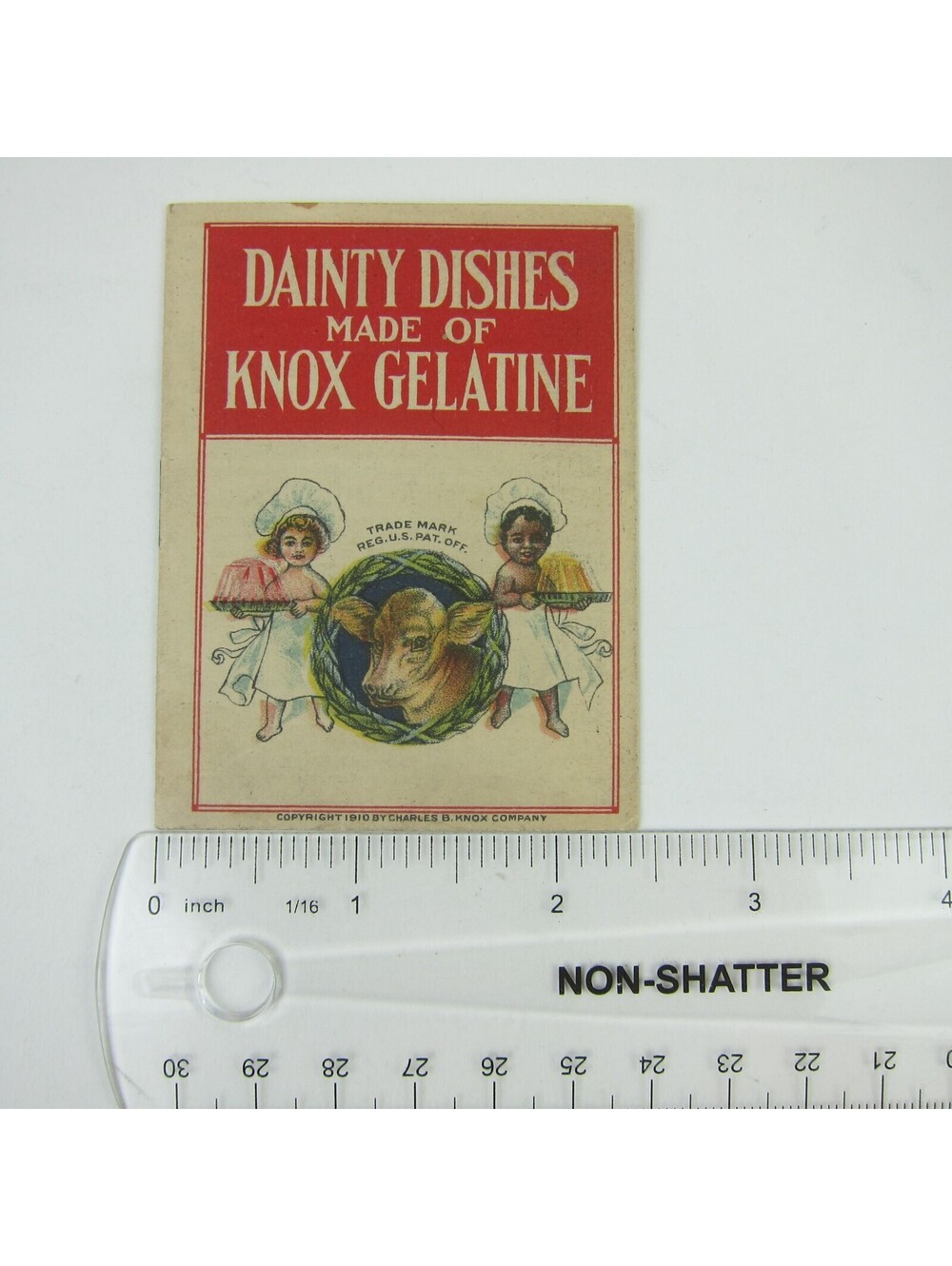 Victorian Trade Card Booklet Knox Gelatine White & Black Baby Cooks Antique 1910 - Picture 9 of 16